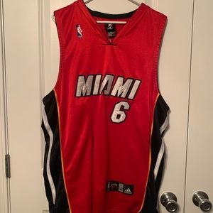 Adidas LeBron James Miami Heat Jersey